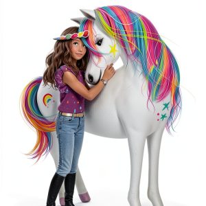 Unicorn Academy Book 1 for Kids, English Edition, 125 Pages-0