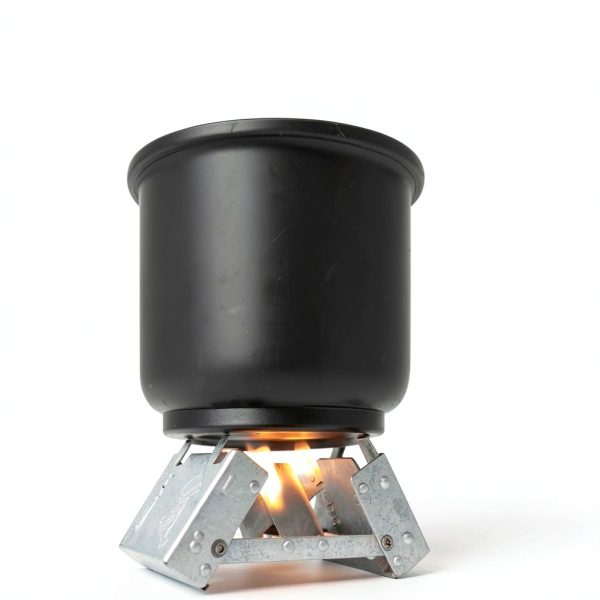 Esbit Ultralight Folding Pocket Stove with Six 14g Tablets Steel-1
