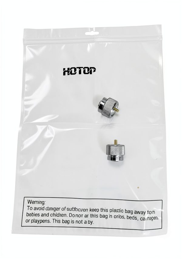 Camping Stove Adapter Hotop EN417 Lindal Valve Converter Silvery-1