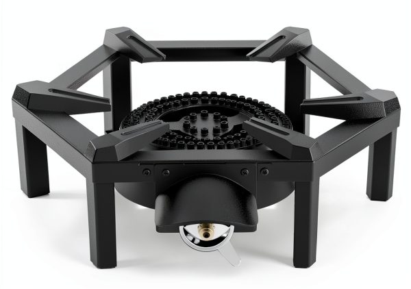 Propane Burner Llamaviva 100k BTU Single Stove with Adjustable Hose-5