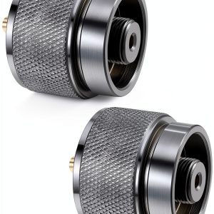 Camping Stove Adapter Hotop EN417 Lindal Valve Converter Silvery-0