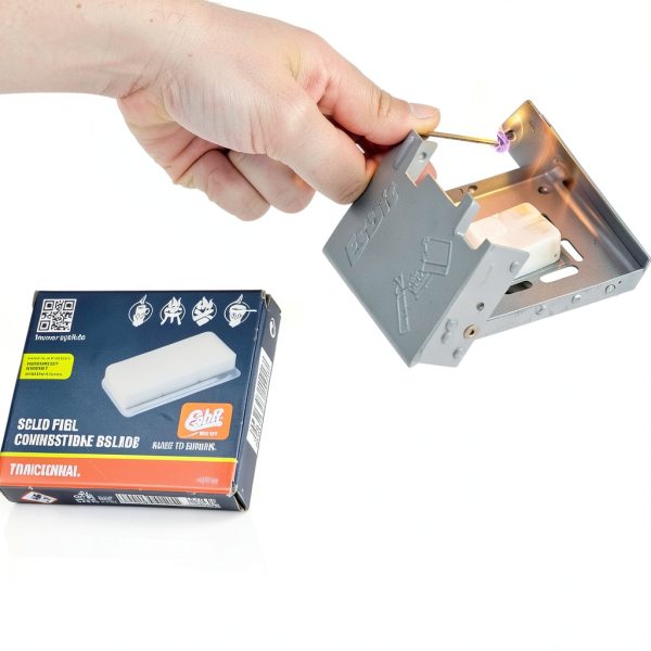 Esbit Ultralight Folding Pocket Stove with Six 14g Tablets Steel-4