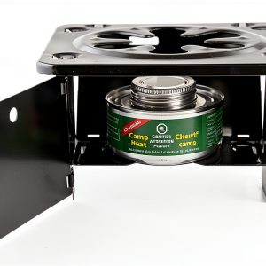 Portable Folding Camp Stove Coghlan's Lightweight Steel Black 5"-0
