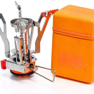 AOTU Portable Camping Stove with Piezo Ignition Wind-Resistant for-0